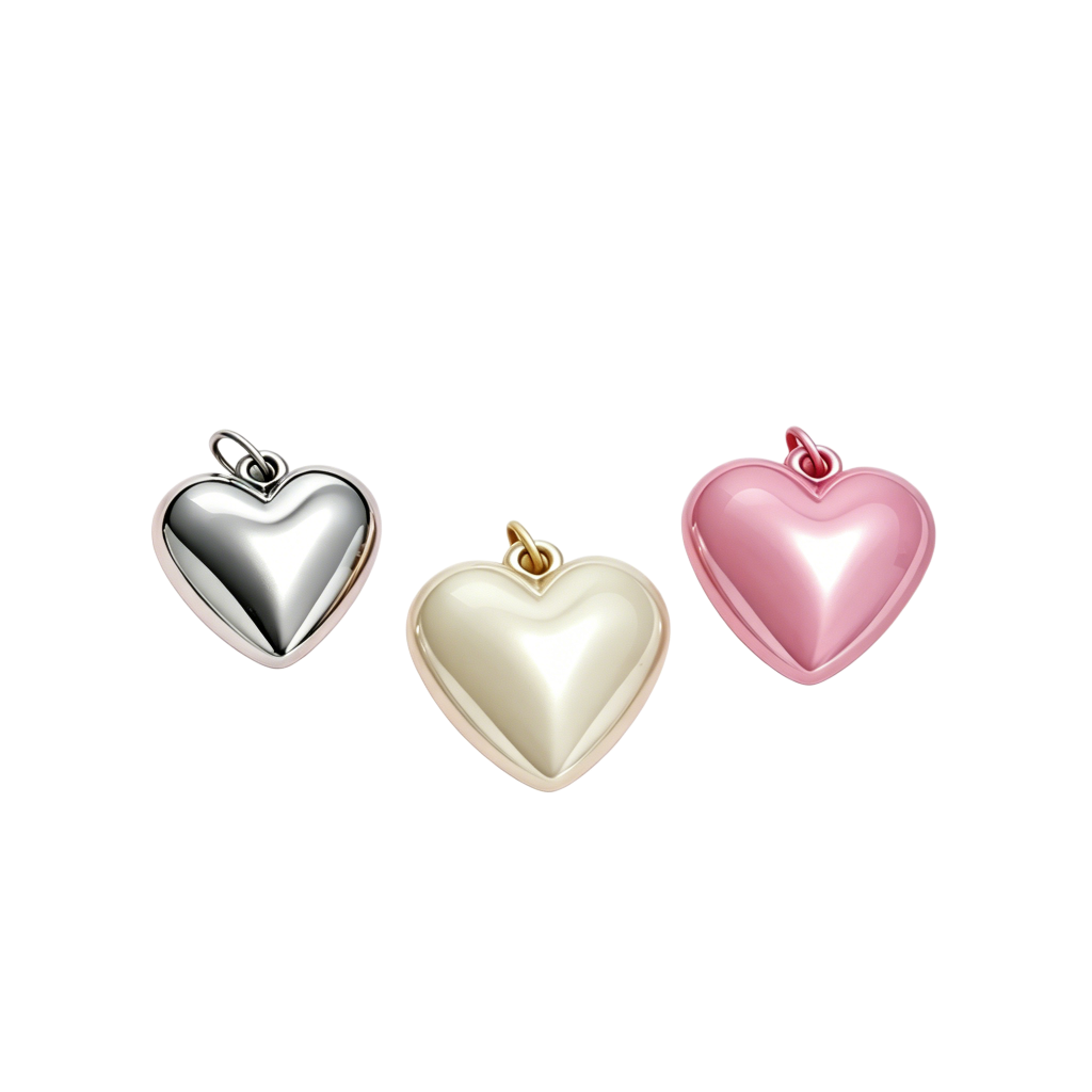 Glossy Hearts Small