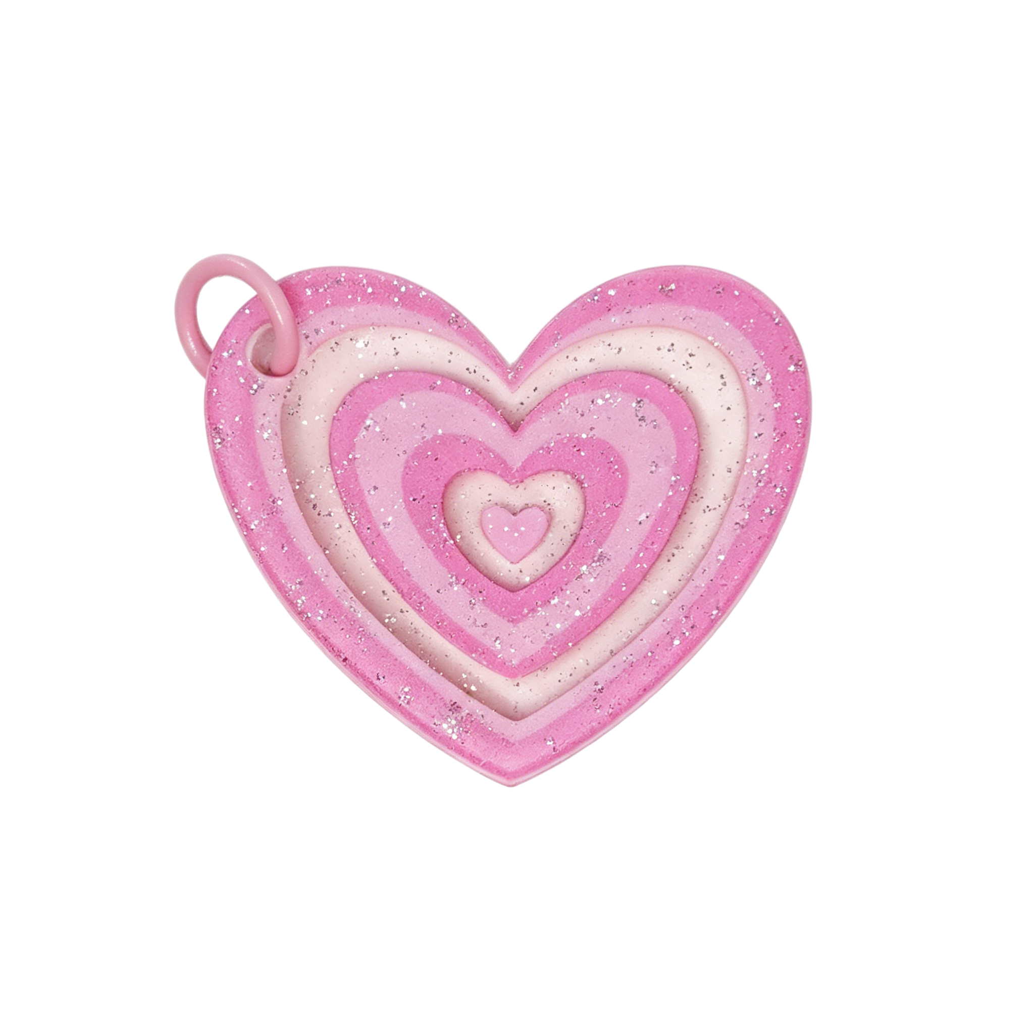 Layered Glitter Hearts