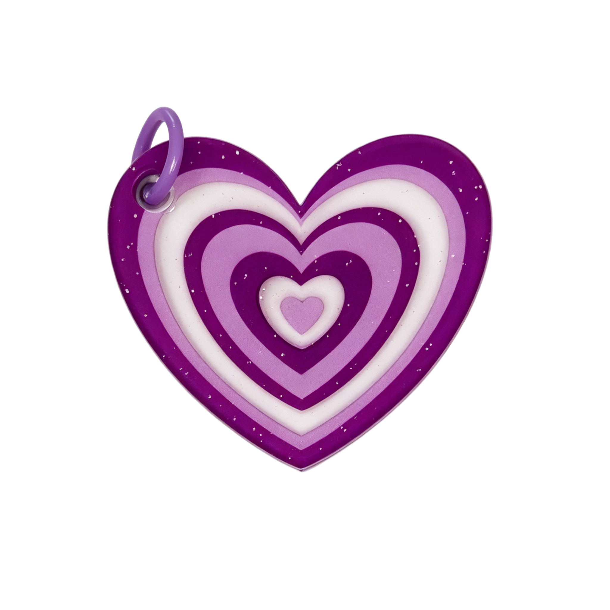 Layered Glitter Hearts